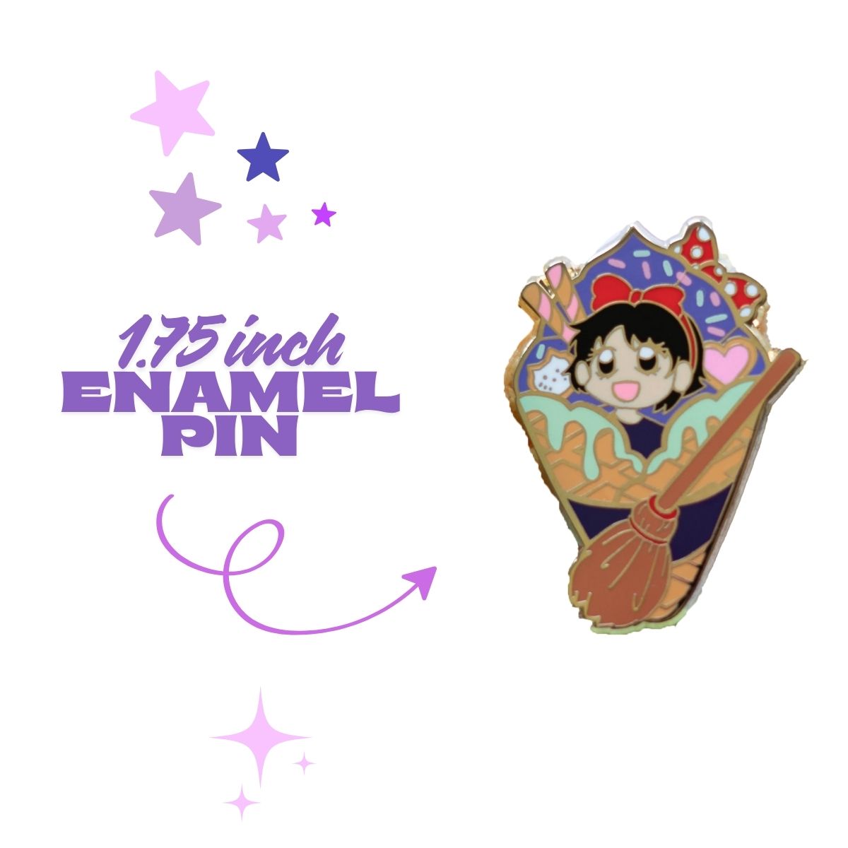 Bakery Witch Enamel Pin
