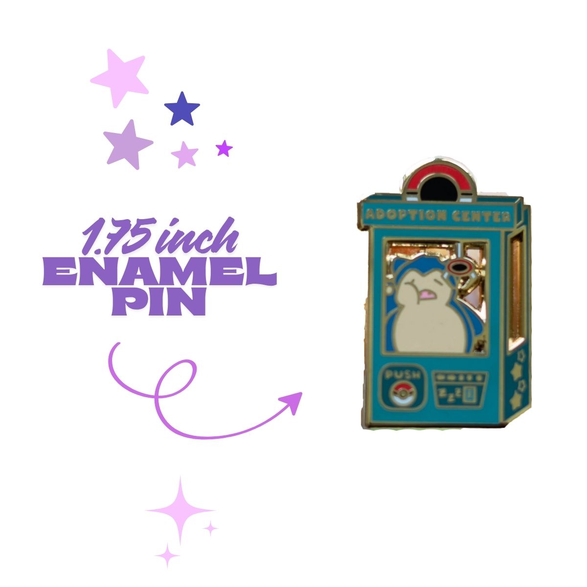 Adopt Snorlax Enamel Pin