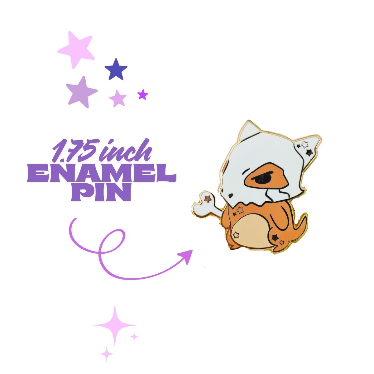 Cubone Enamel Pin