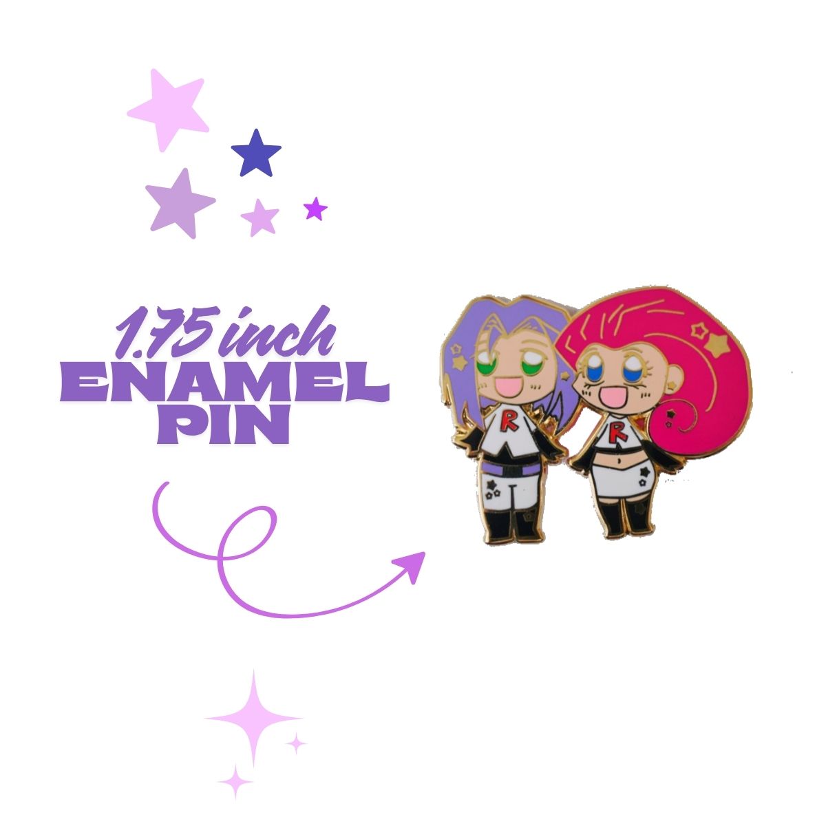 Team Rocket Enamel Pin