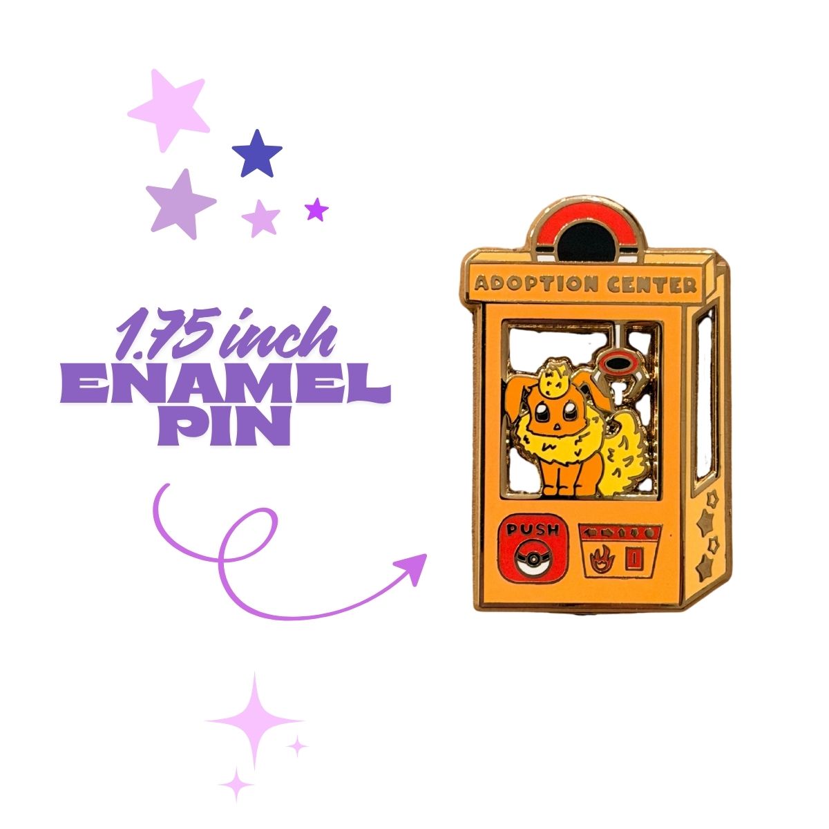 Adopt Shiny Flareon Enamel Pin