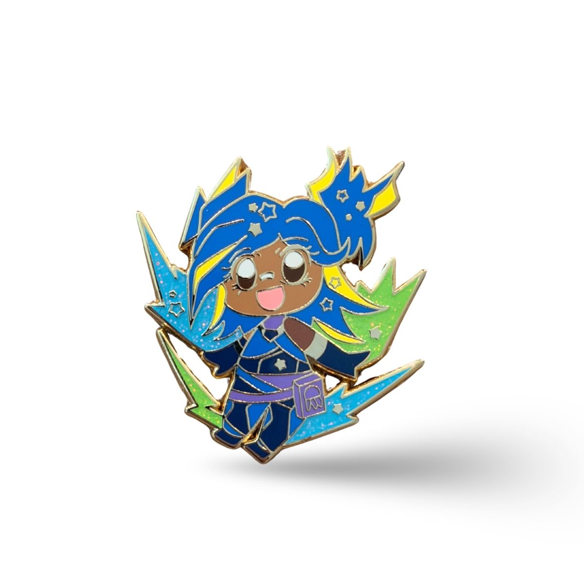Neon Agent Enamel Pin