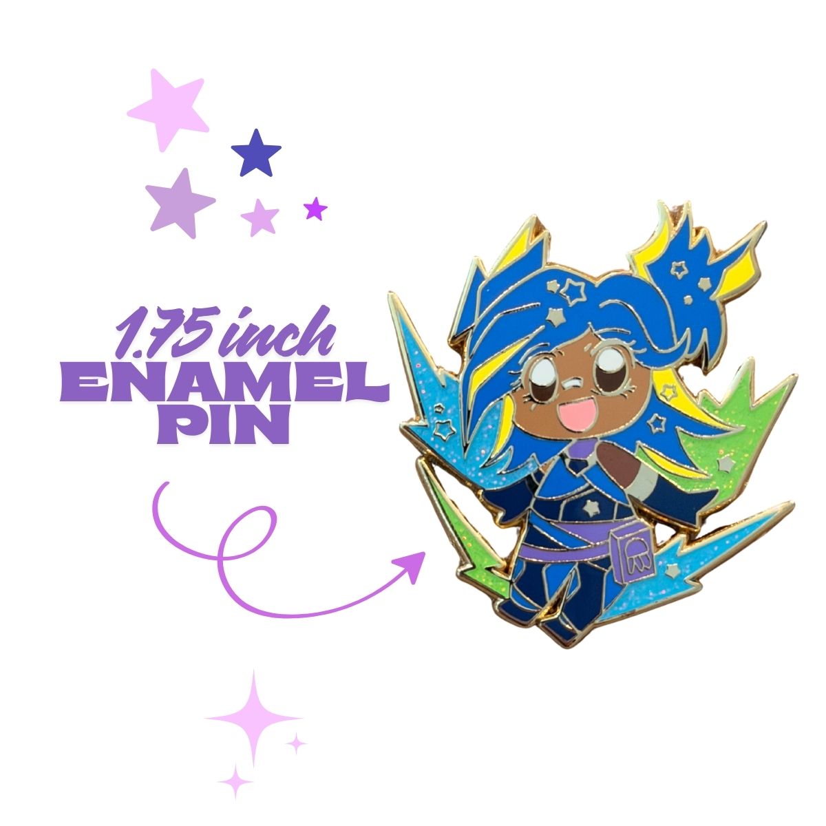 Neon Agent Enamel Pin