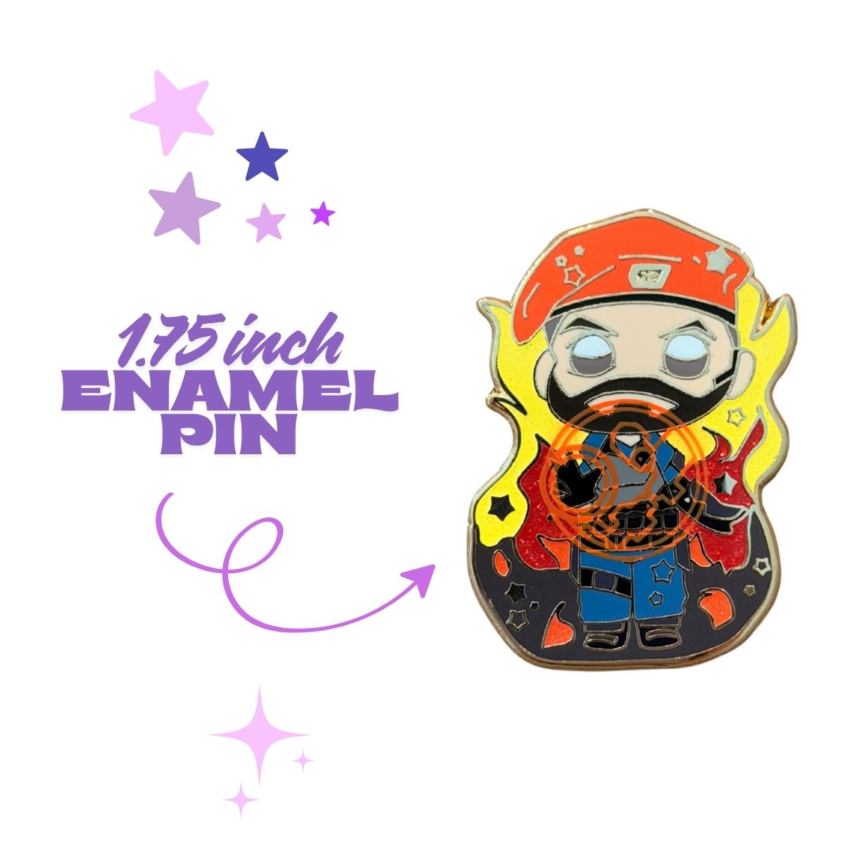 Brimstone Agent Enamel Pin