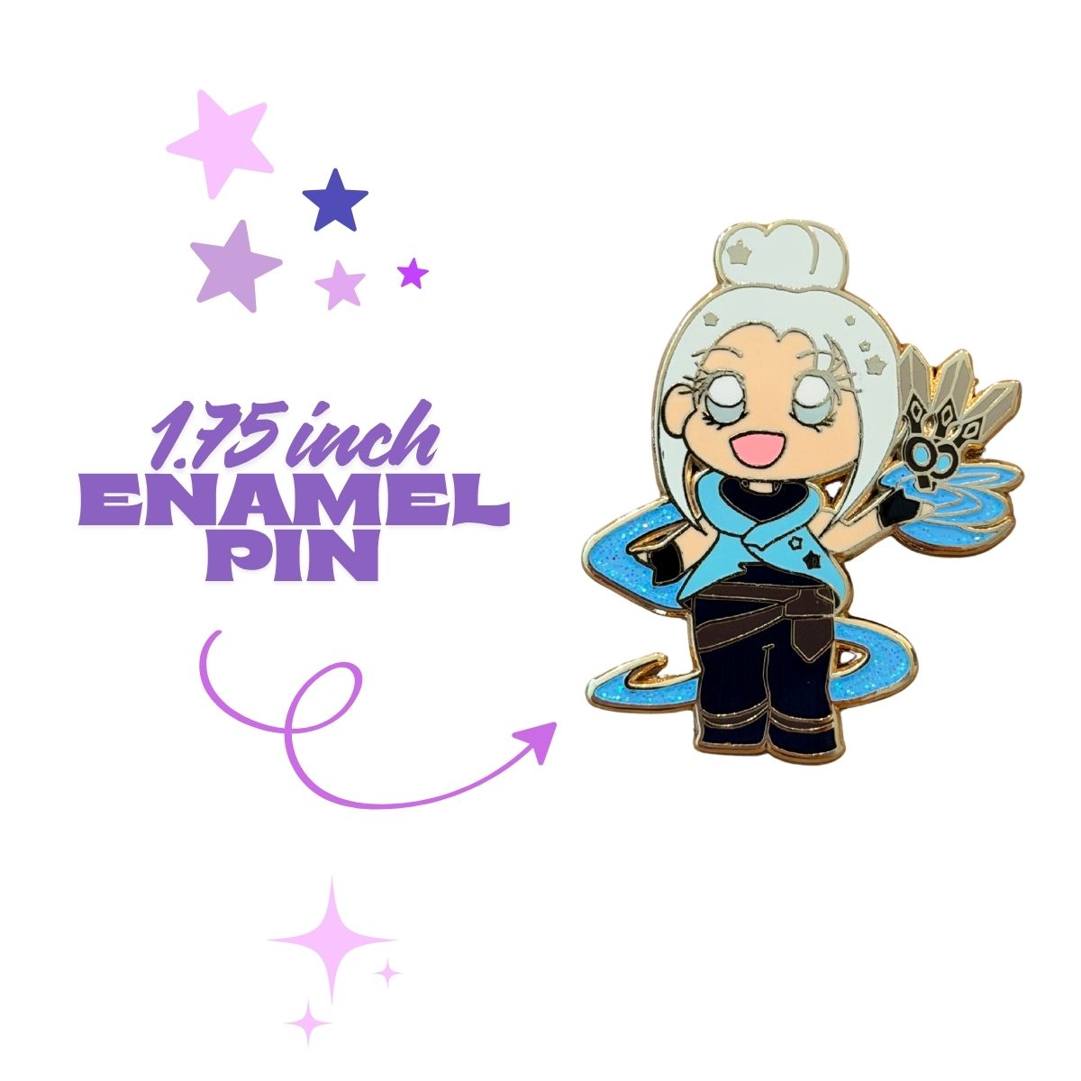 Jett Agent Enamel Pin