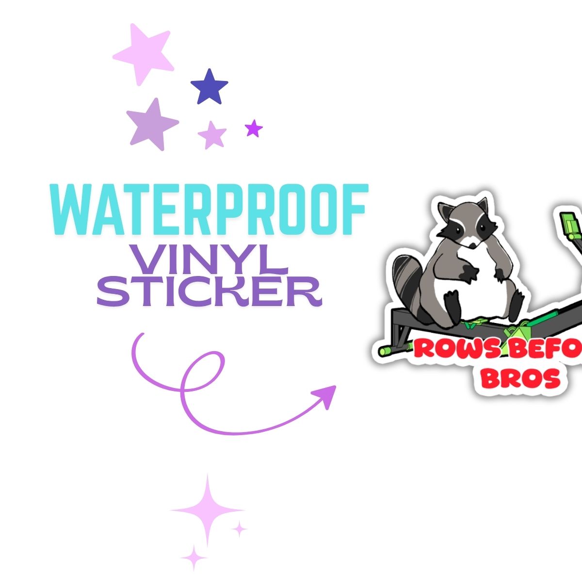 Rows Before Bros Vinyl Sticker
