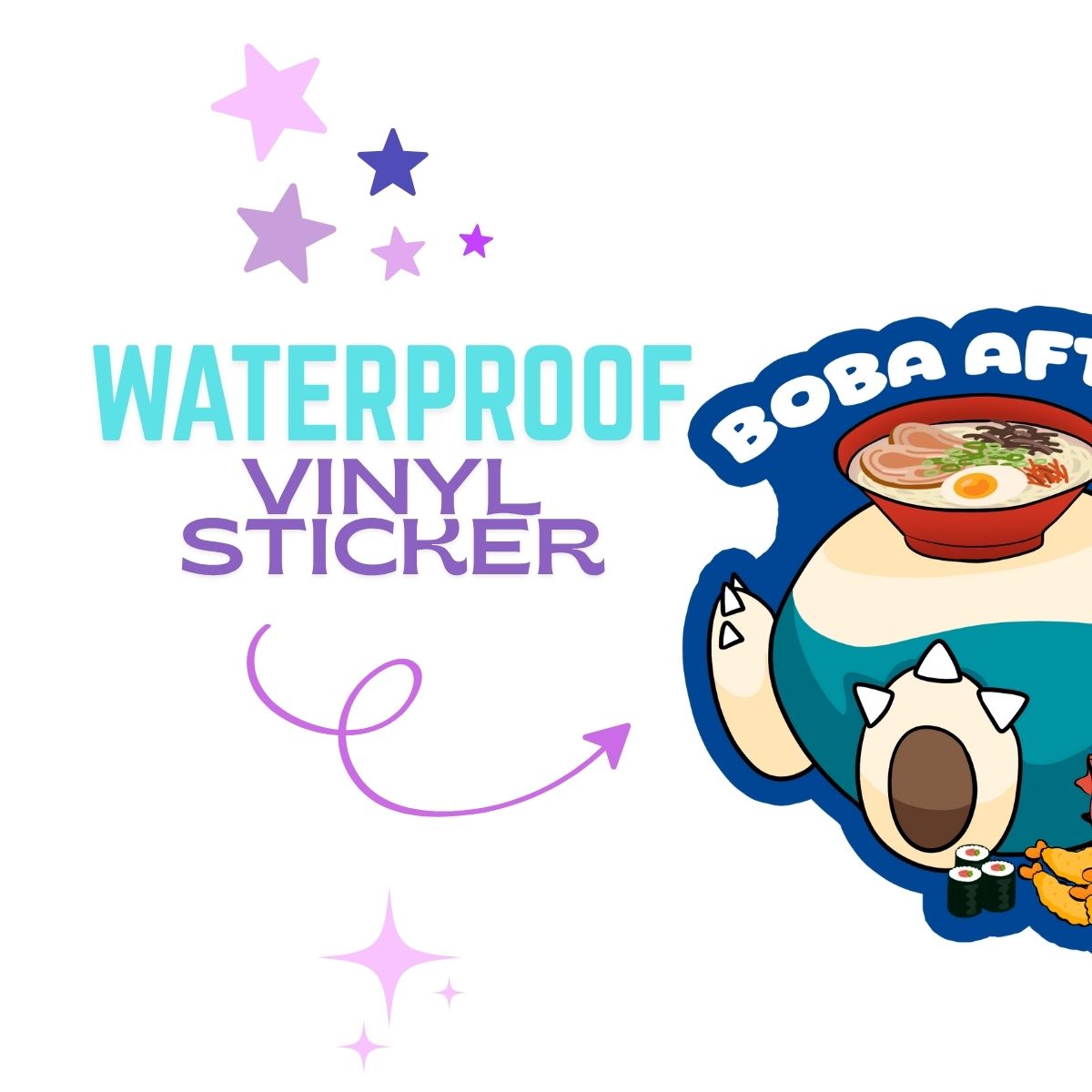 Boba After? Vinyl Sticker