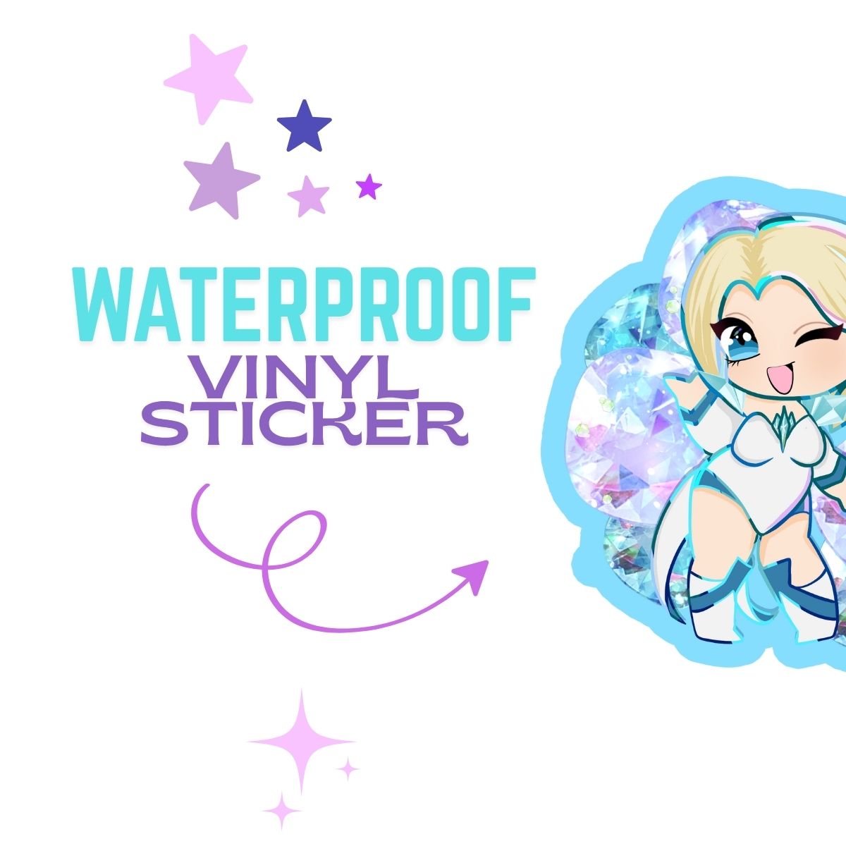 Emma Frost Vinyl Sticker