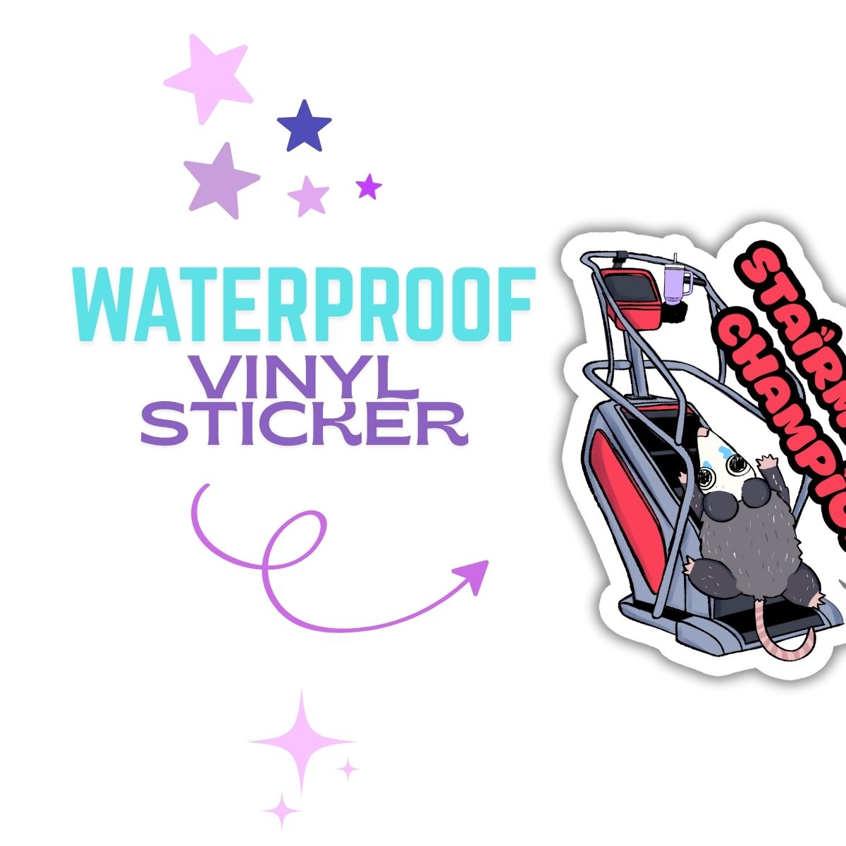 Stairmaster Champion Vinyl Sticker