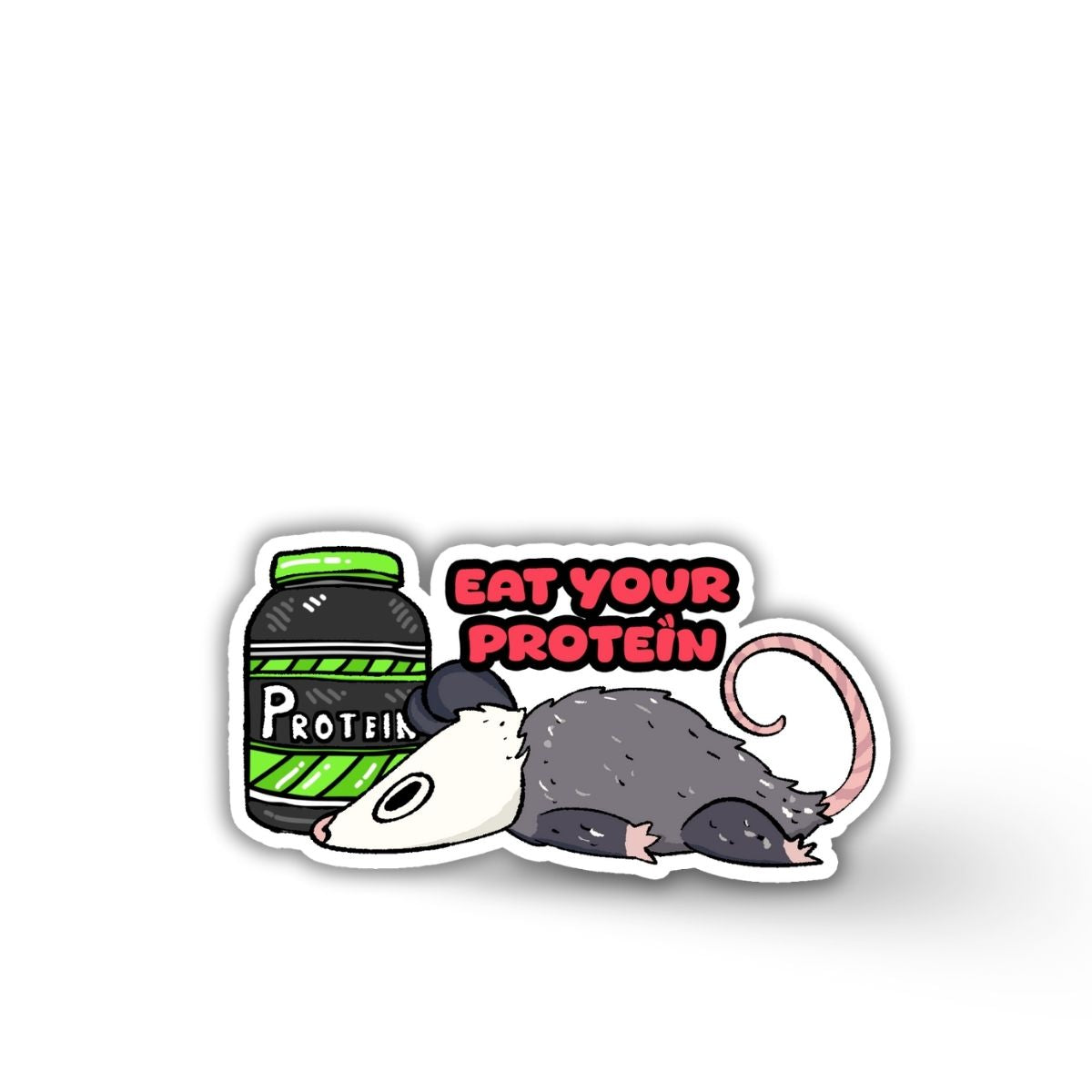 Eat Your Protein Vinyl Sticker