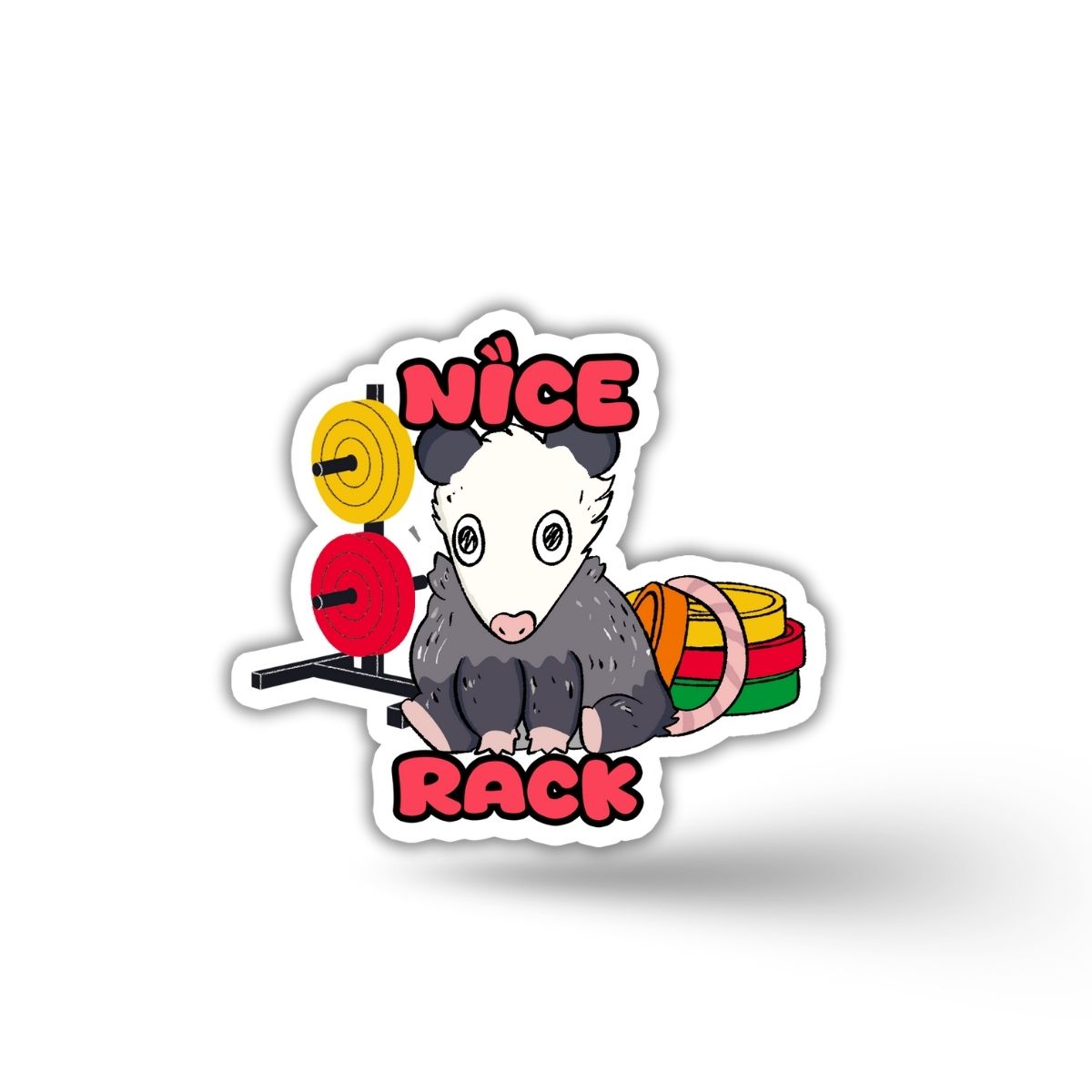 Nice Rack Vinyl Sticker