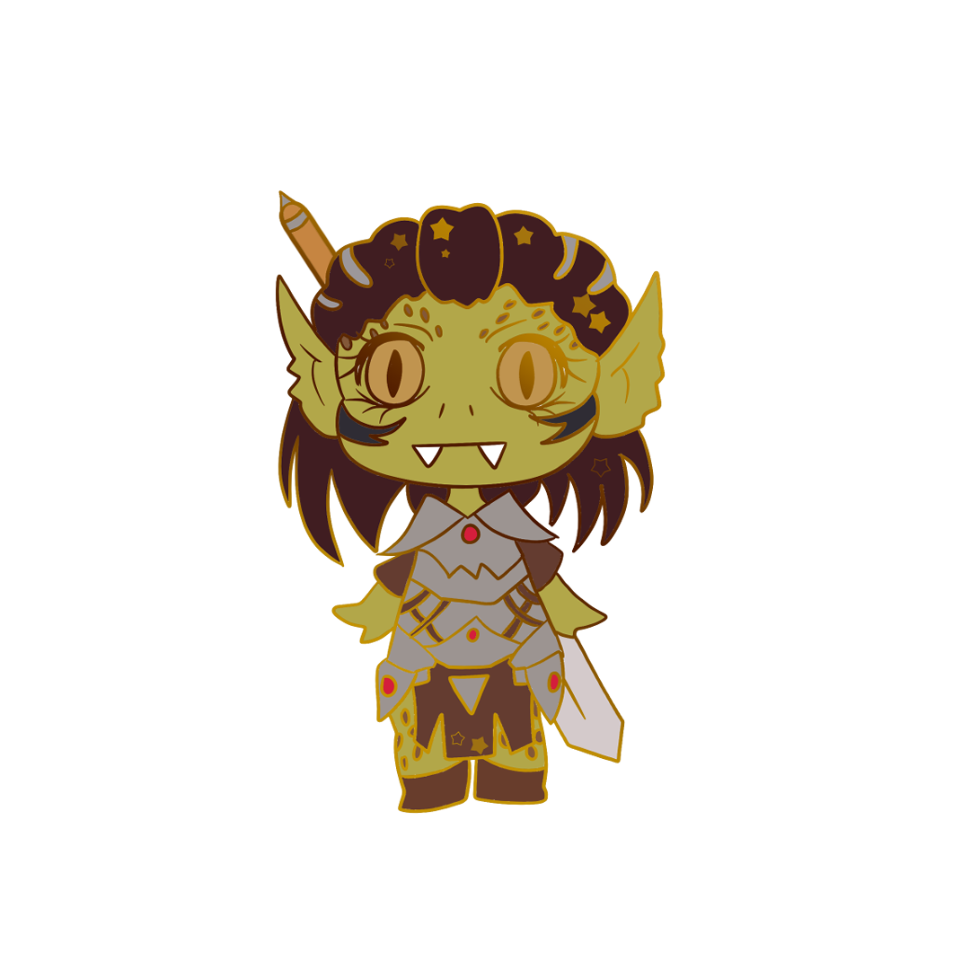 Lae'zel Enamel Pin