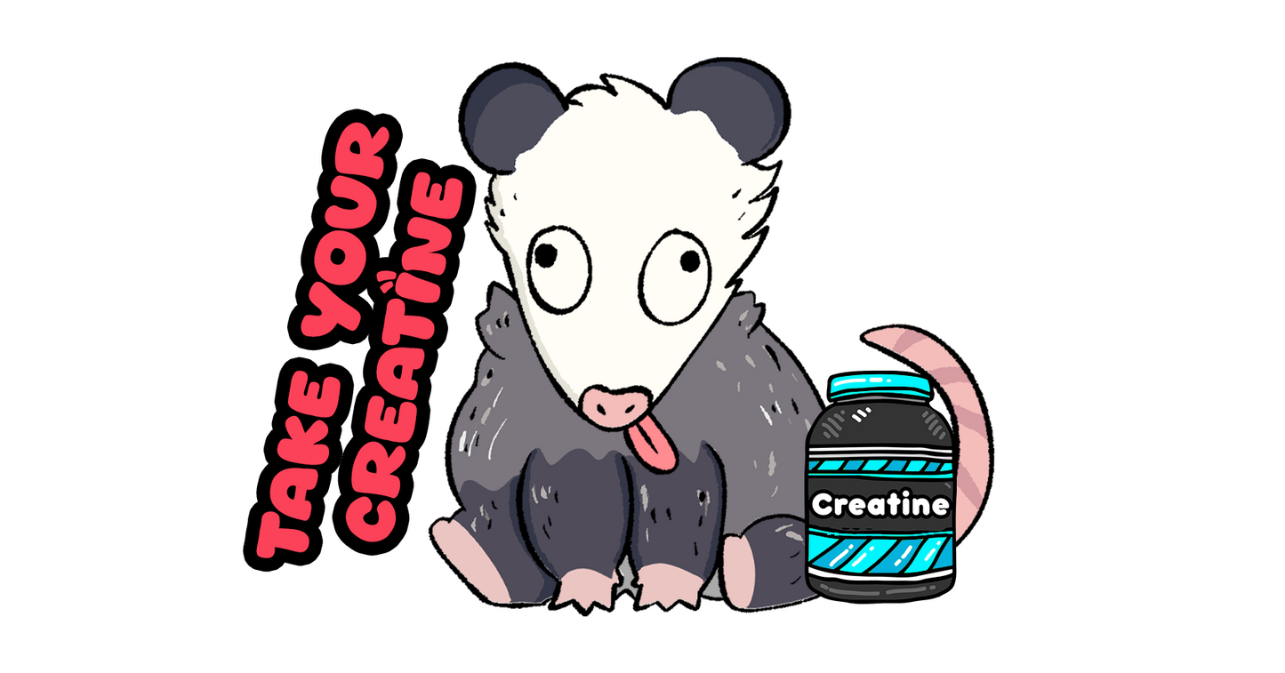Take Your Creatine Vinyl Sticker