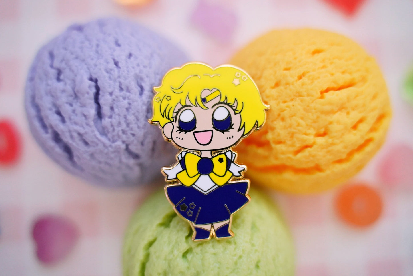 Uranus Enamel Pin