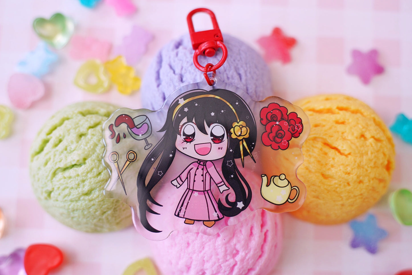 3” Kawaii Family Yor Charm
