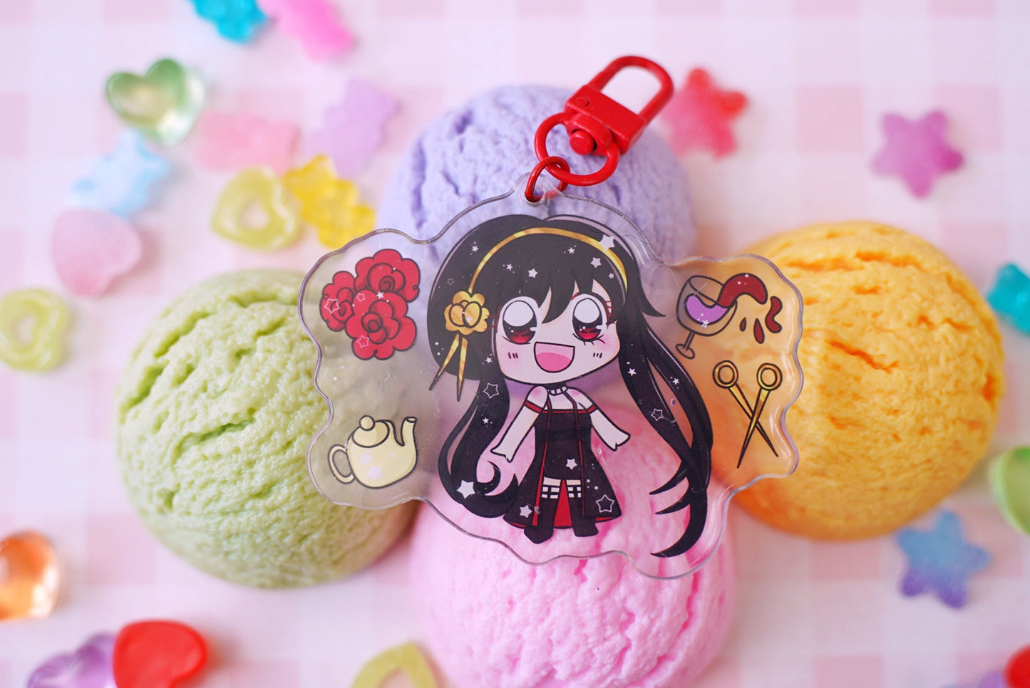 3” Kawaii Family Yor Charm