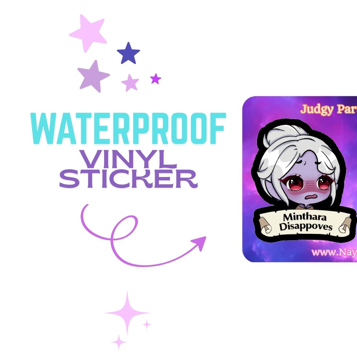 Minthara Mini Sticker Sheet | Baldur’s Gate 3