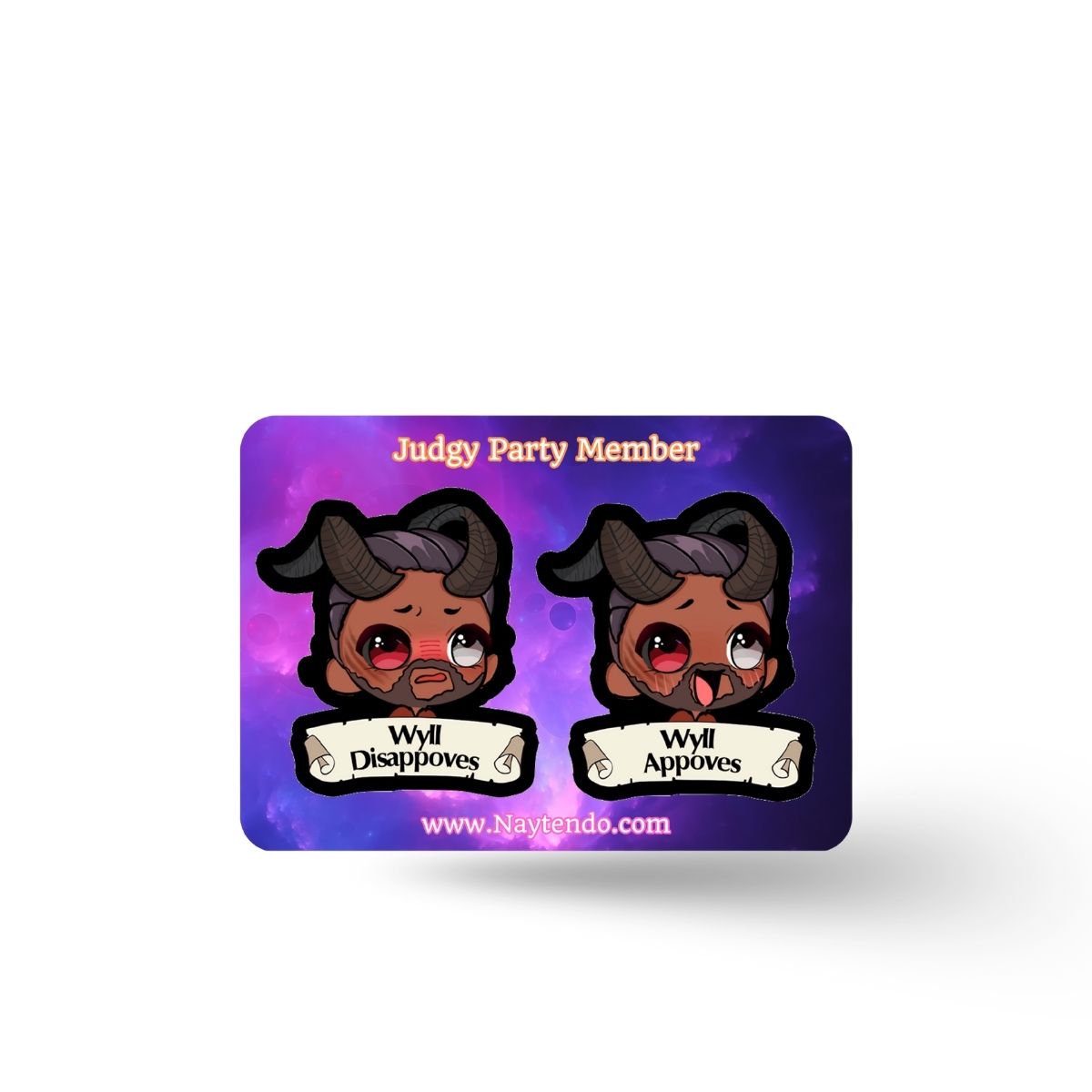 Wyll Mini Sticker Sheet | Baldur’s Gate 3