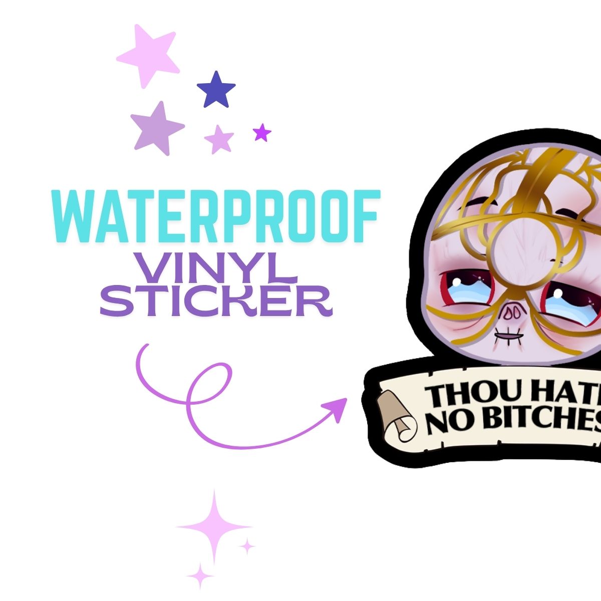 Withers 3 inch Sticker | Baldur’s Gate 3