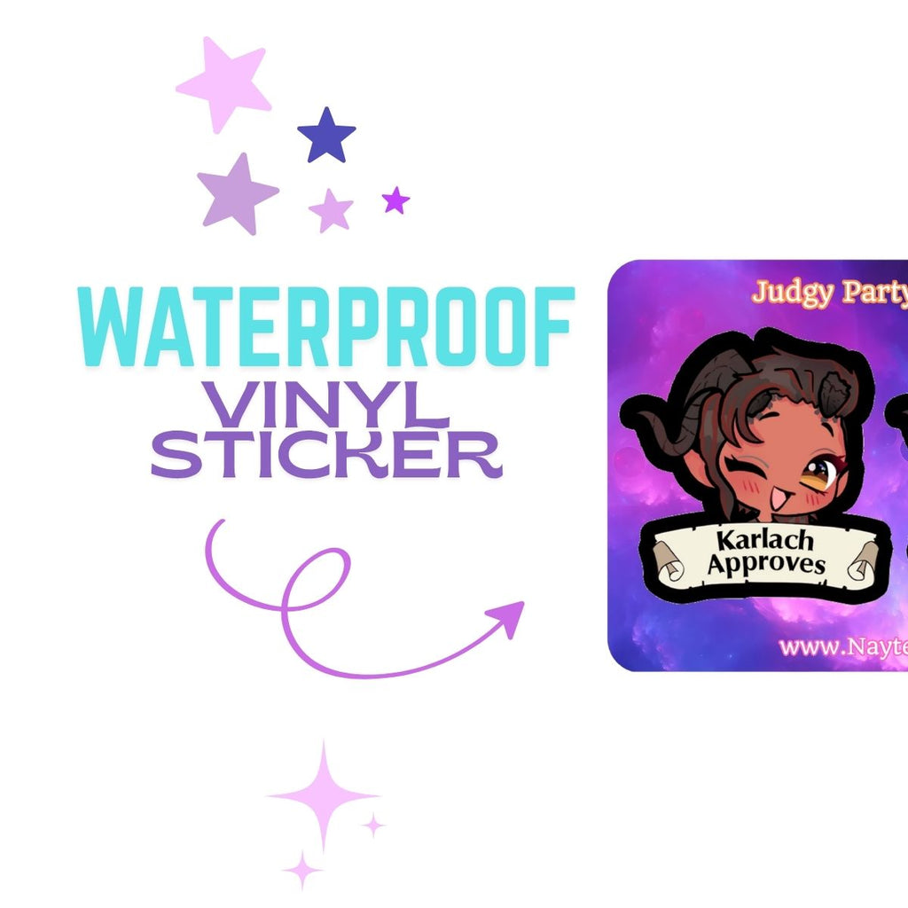 Karlach Mini Sticker Sheet | Baldur’s Gate 3