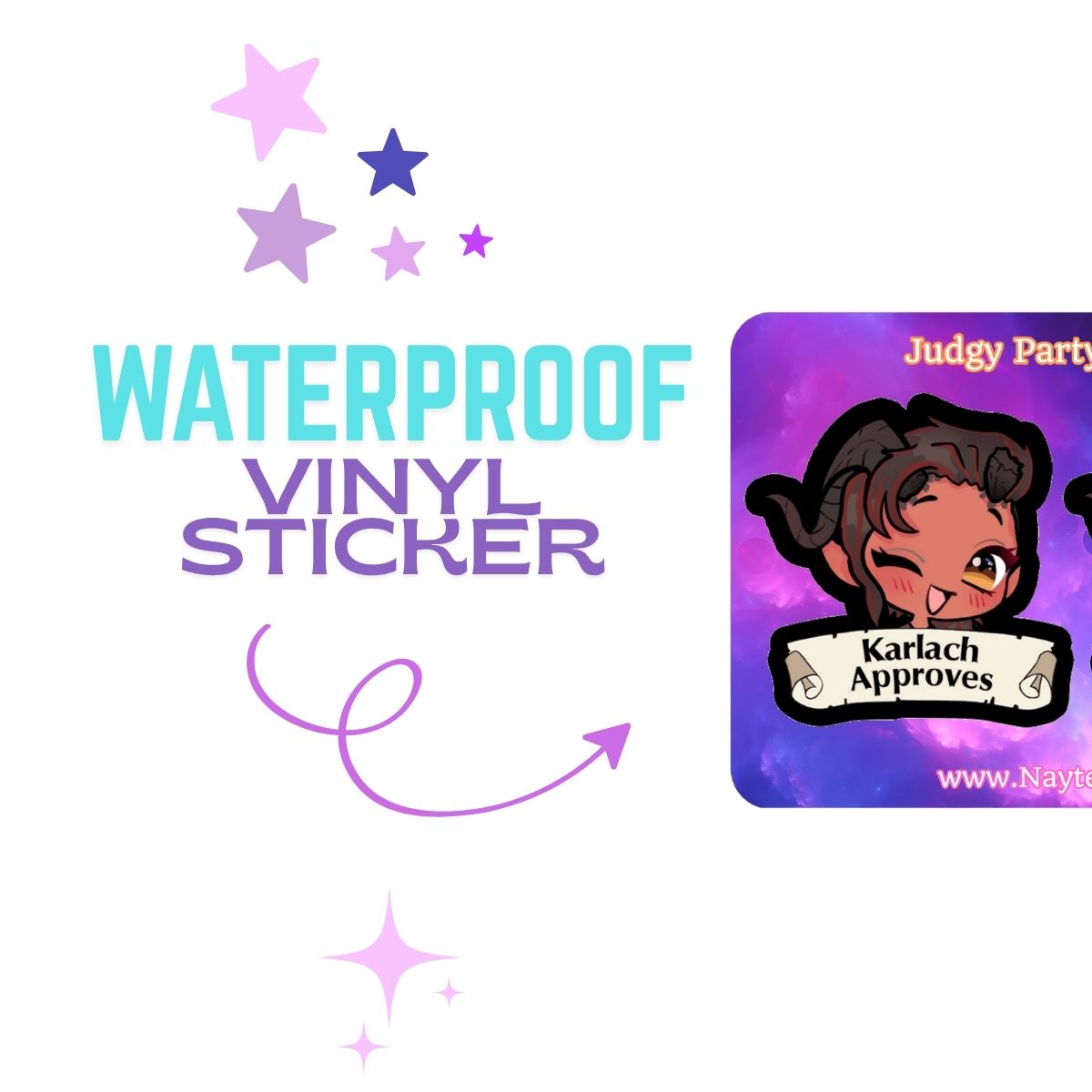 Karlach Mini Sticker Sheet | Baldur’s Gate 3