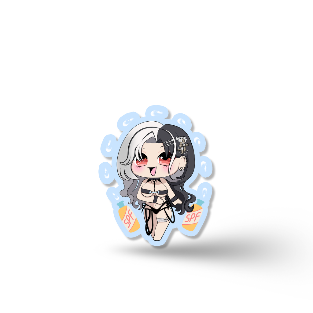 Summer Rosanna Vinyl Sticker