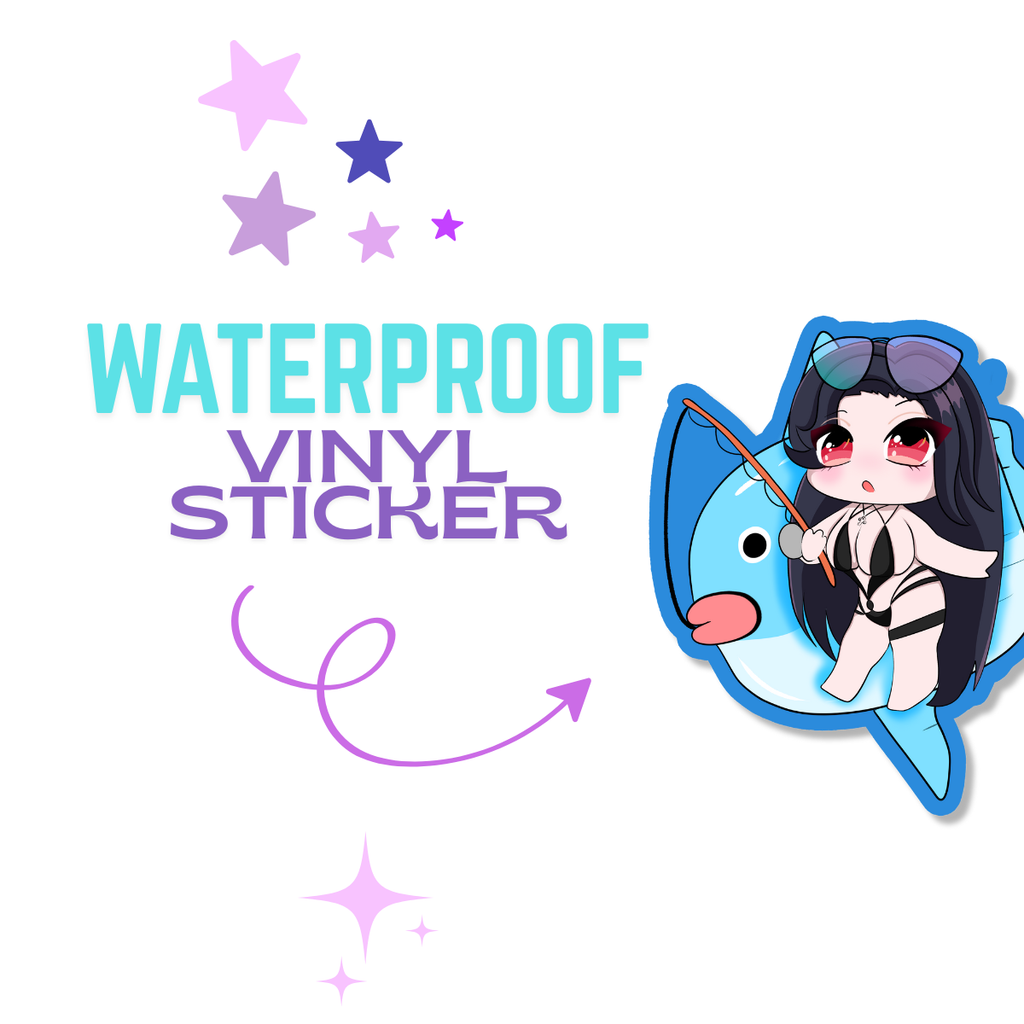 Summer Maiden Vinyl Sticker