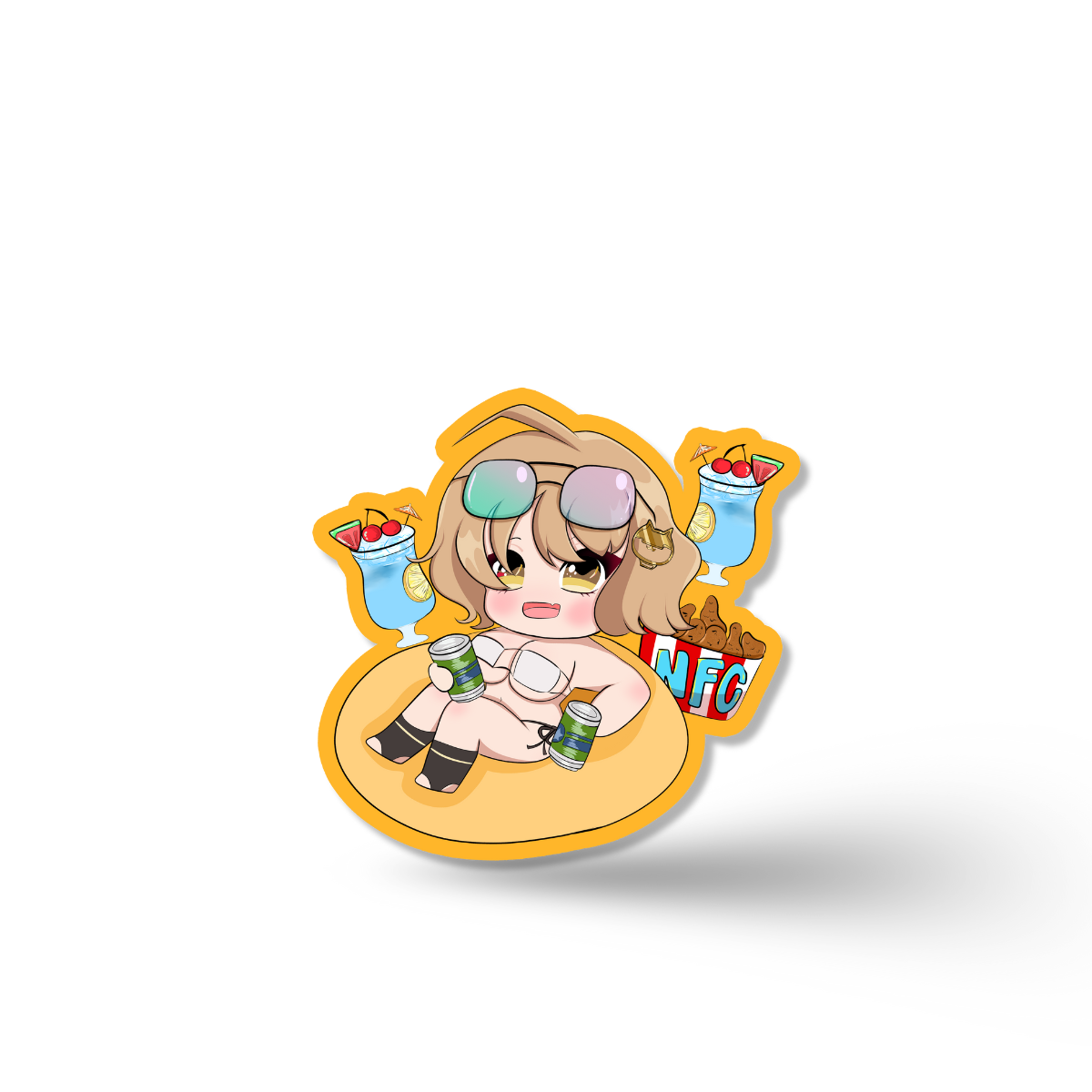 Summer Anis Vinyl Sticker