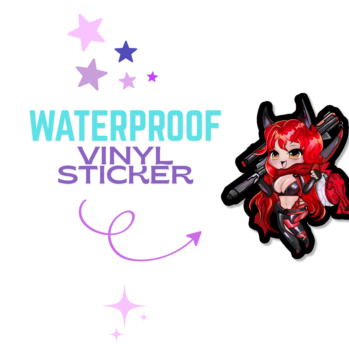 Red Hood Vinyl Sticker
