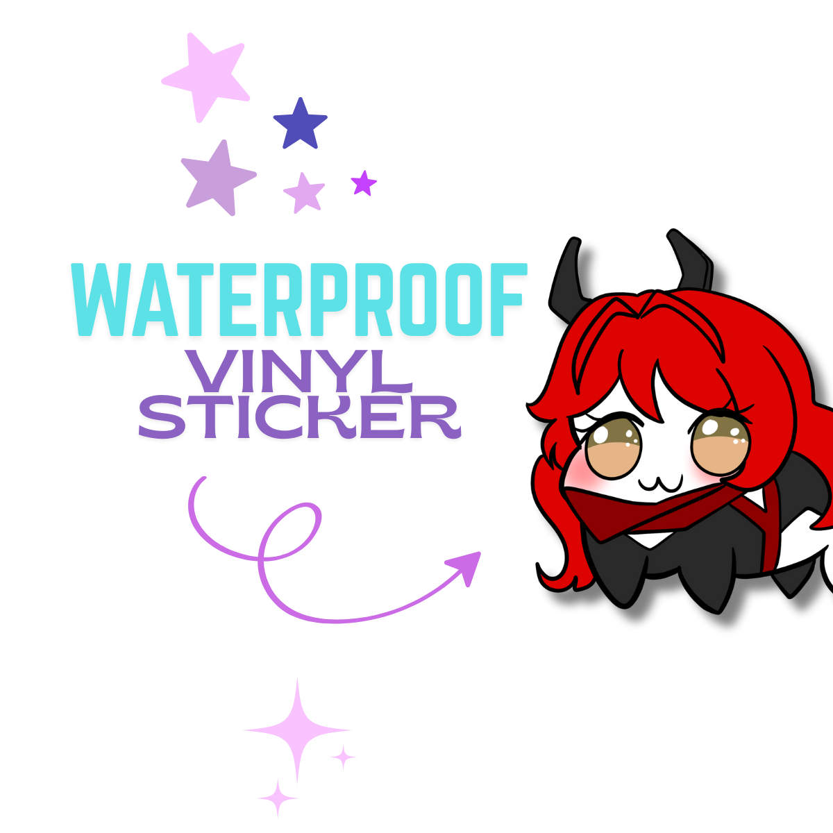 Red Hood Doro Vinyl Sticker