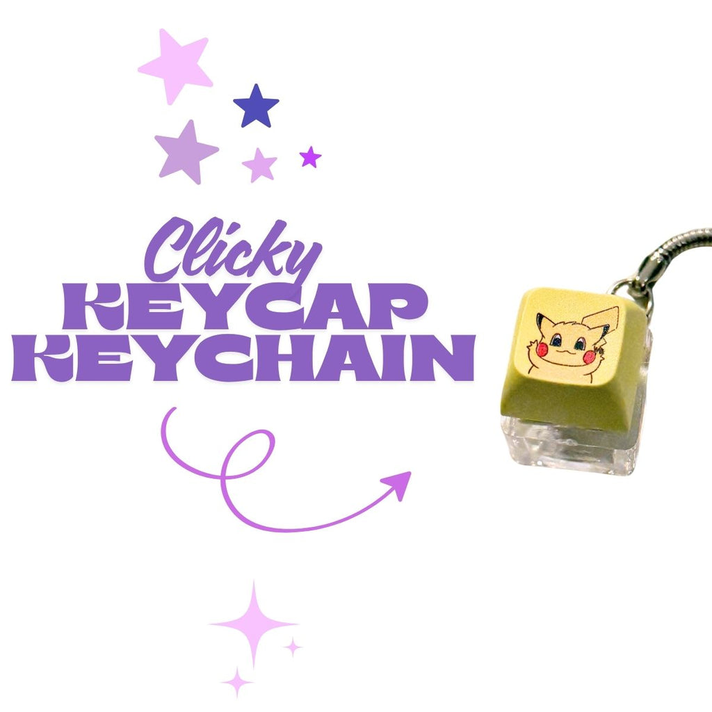 Pika Key Cap Fidget Keychain