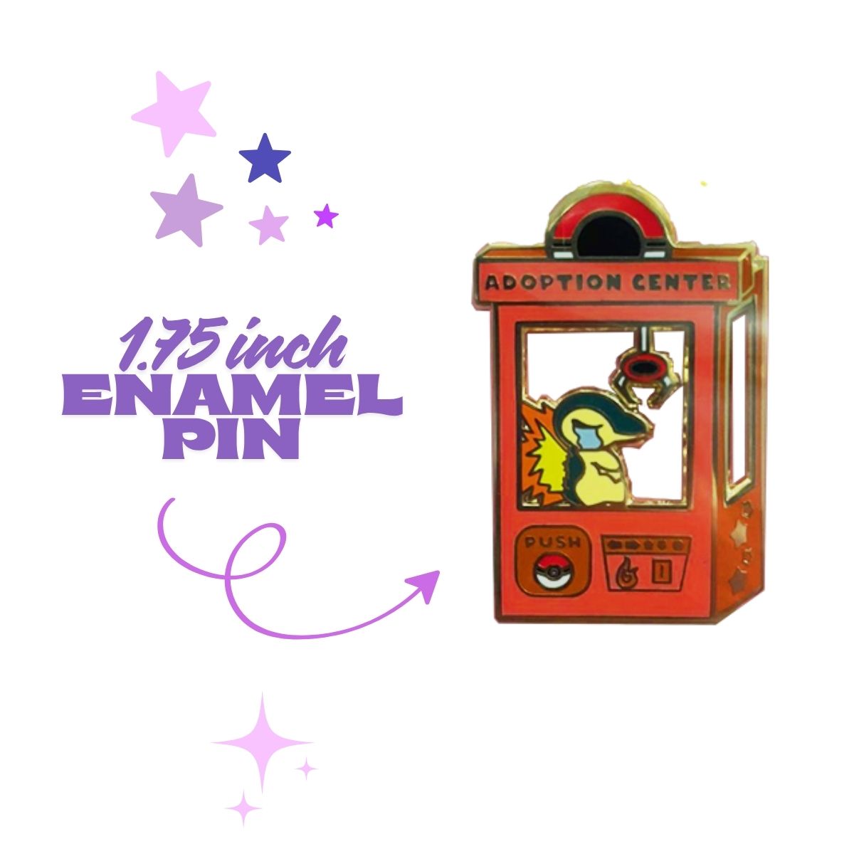 Adopt Cyndaquil Enamel Pin