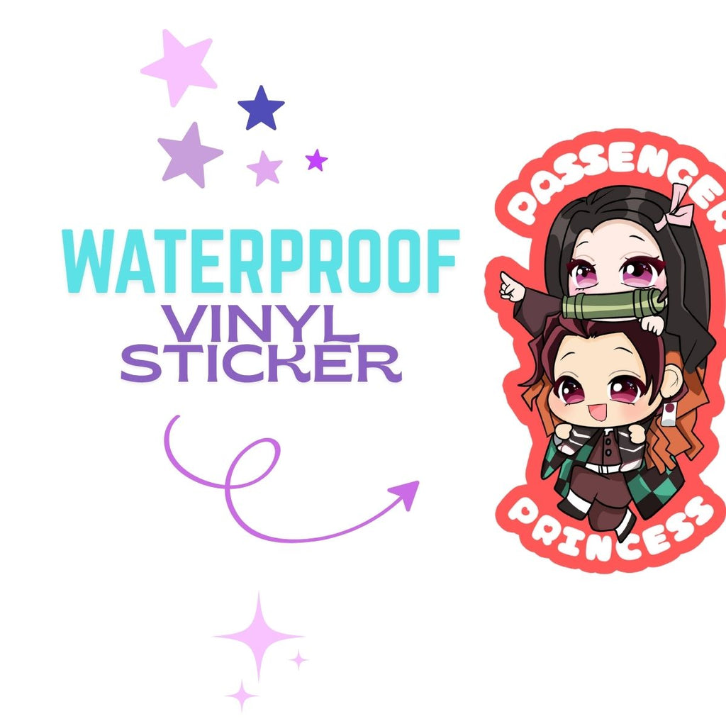 Passenger Princess 3.4 inch Sticker