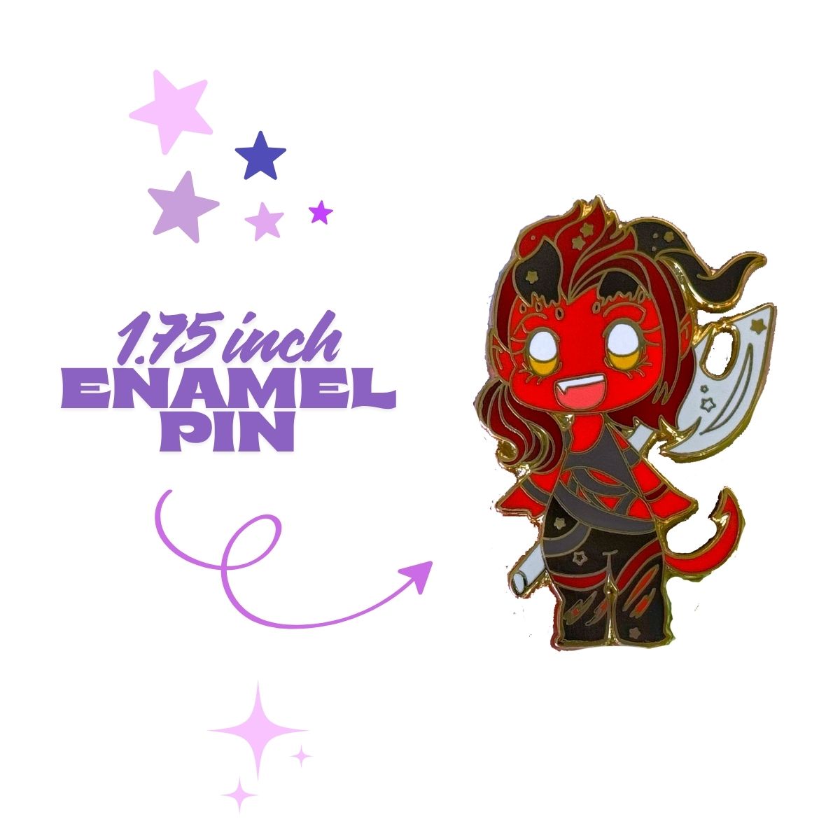 Karlach Enamel Pin