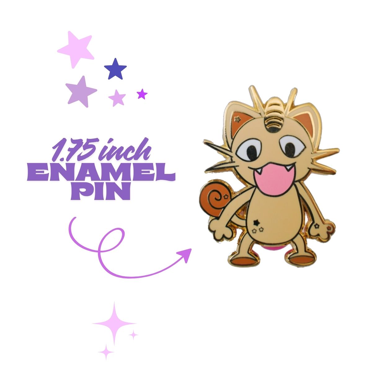 Meowth Enamel Pin