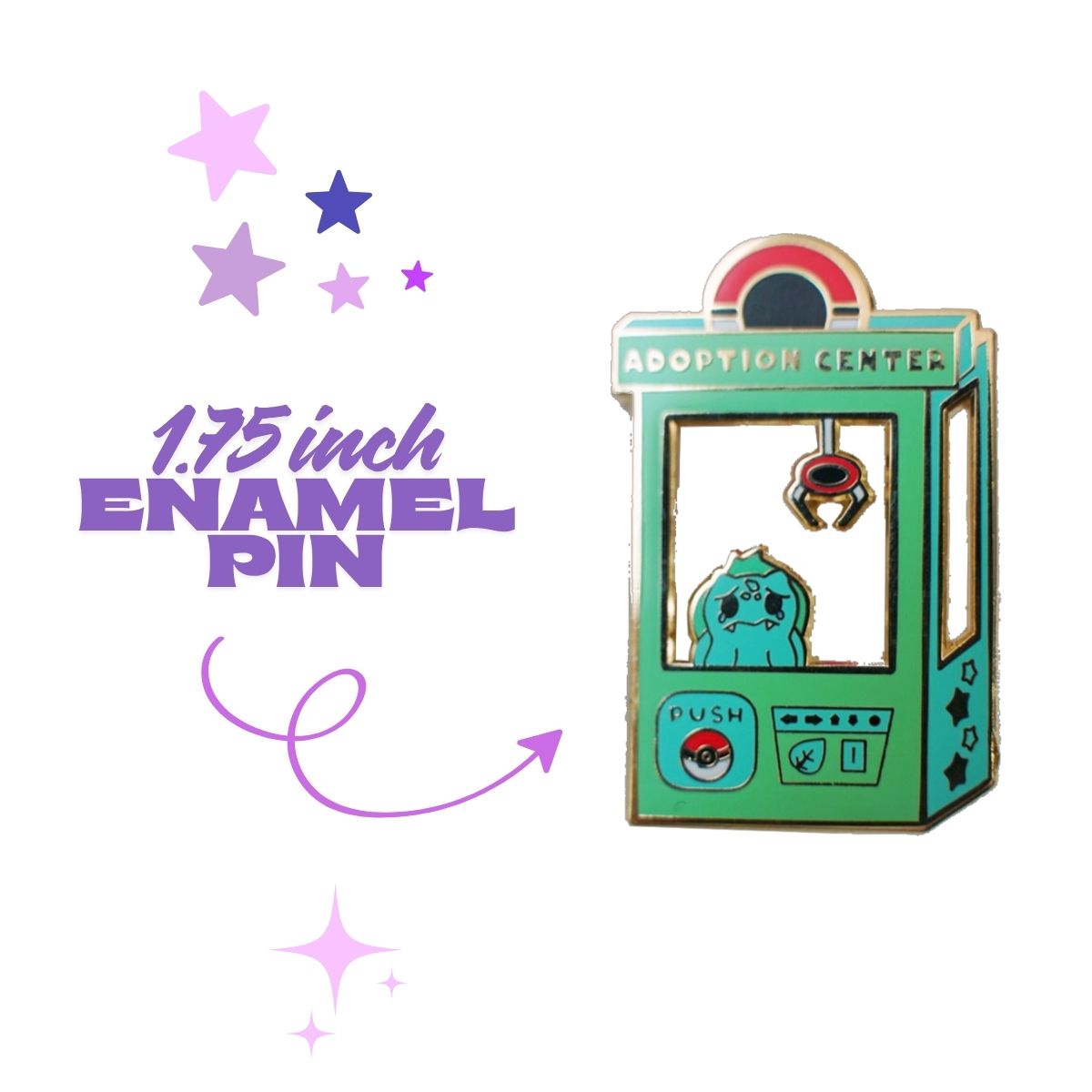 Adopt Bulbasaur Enamel Pin