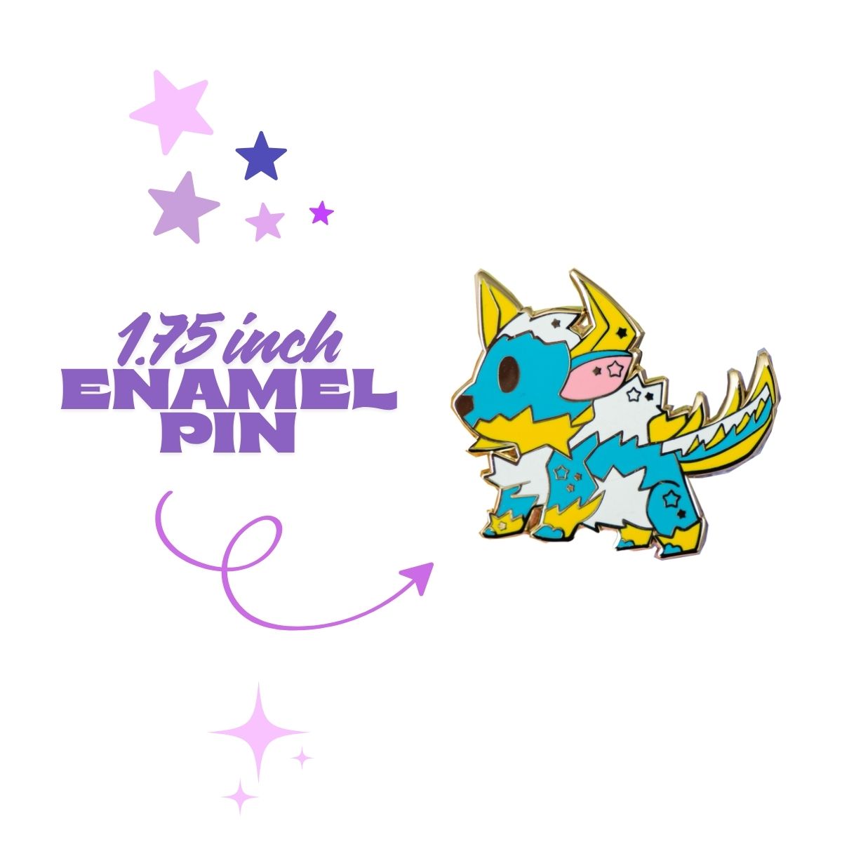 Zinogre Enamel Pin
