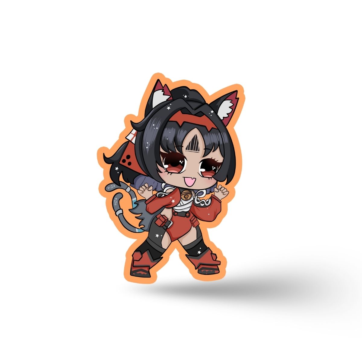 Nekomata Vinyl Sticker