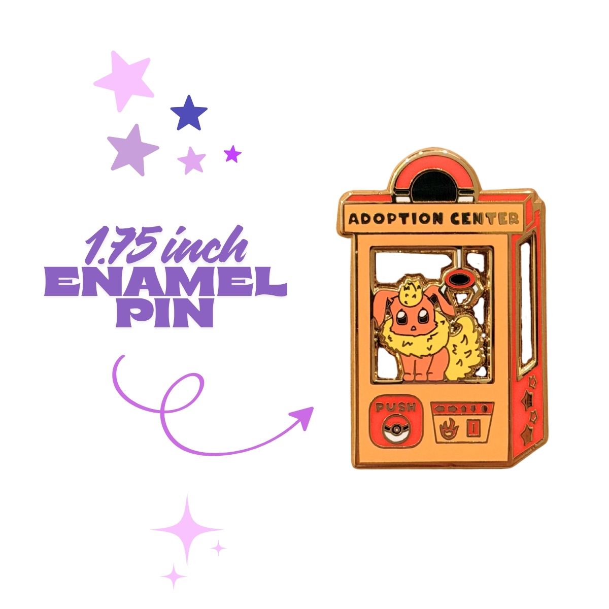 Adopt Flareon Enamel Pin