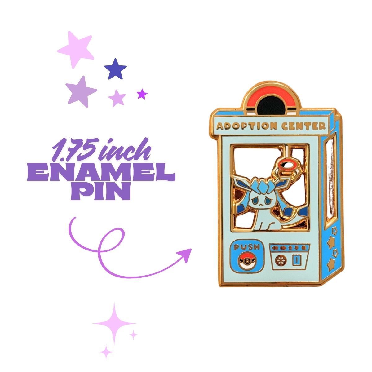 Adopt Shiny Glaceon Enamel Pin