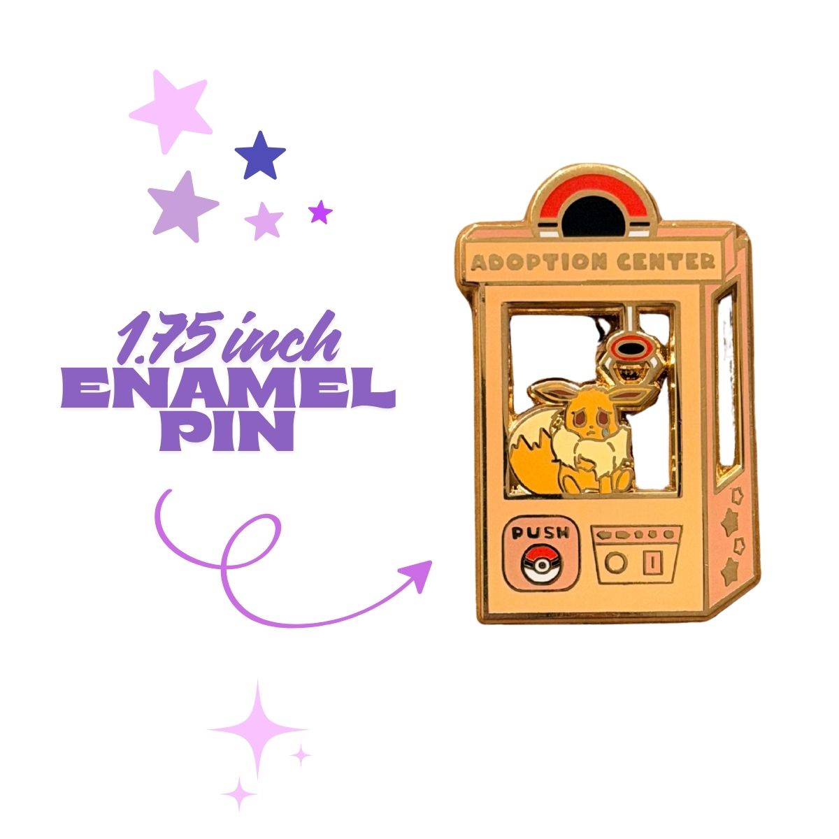 Adopt Eevee Enamel Pin