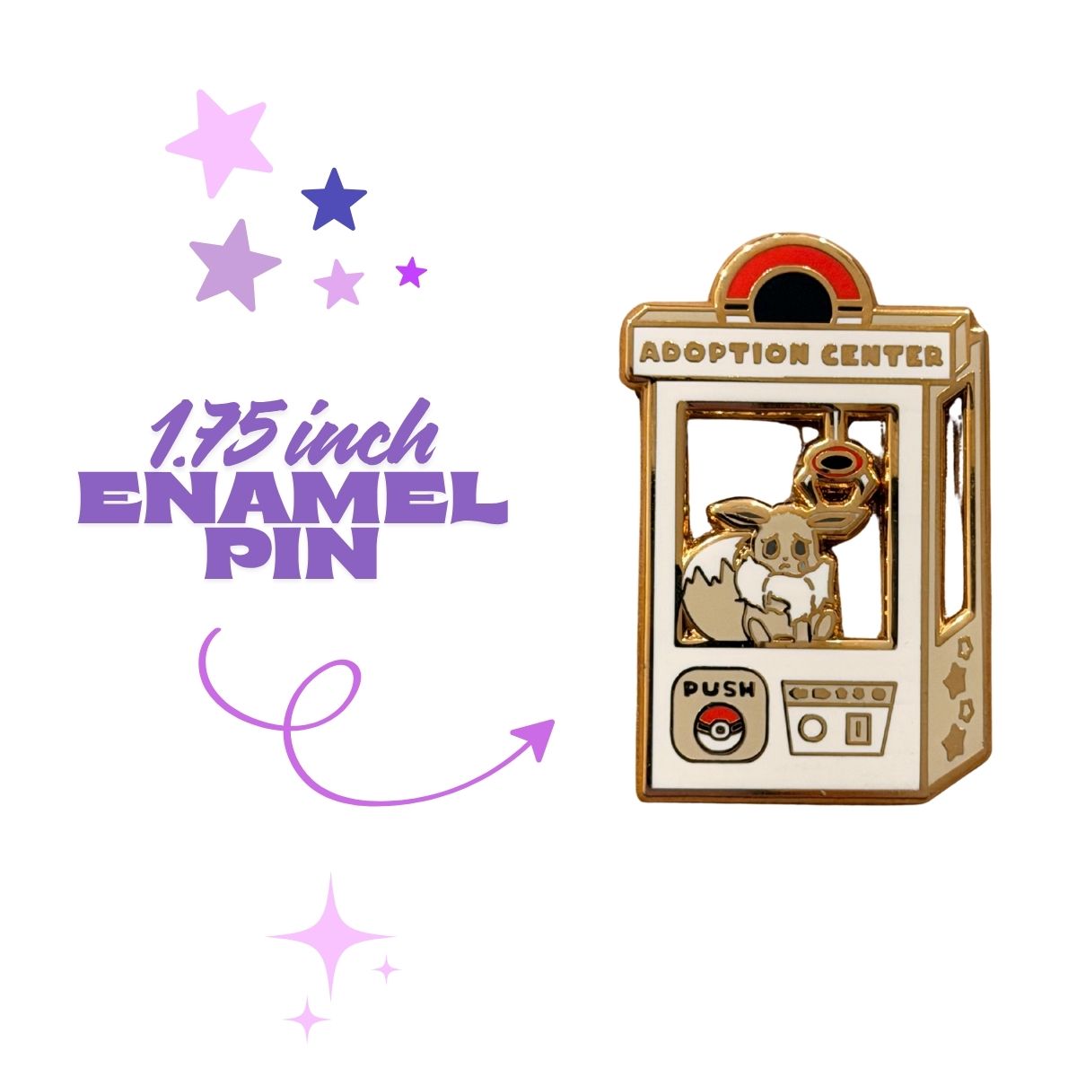 Adopt Shiny Eevee Enamel Pin
