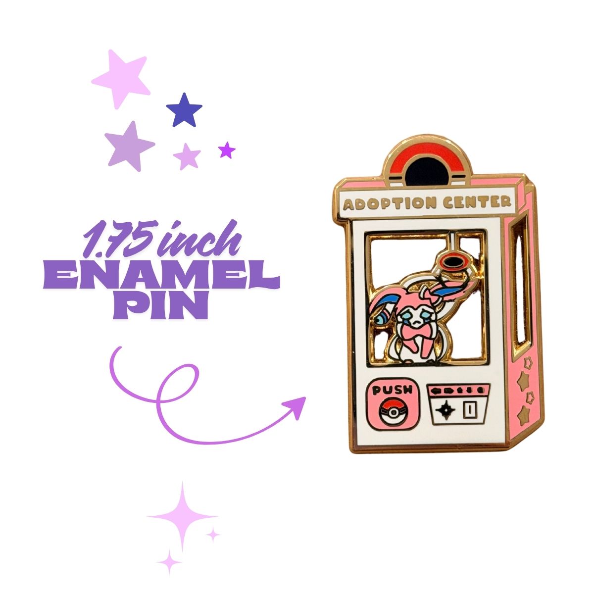 Adopt Sylveon Enamel Pin
