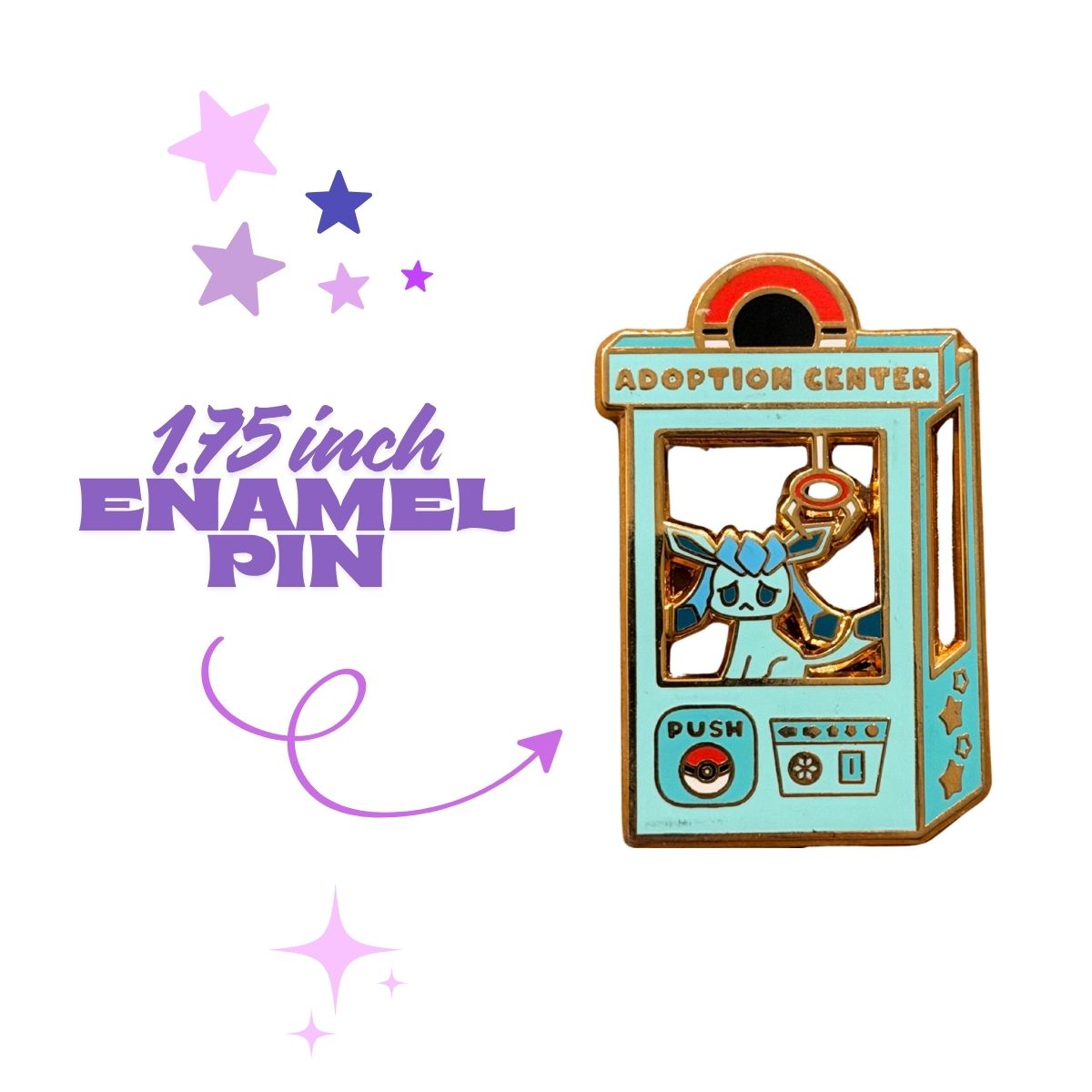 Adopt Glaceon Enamel Pin