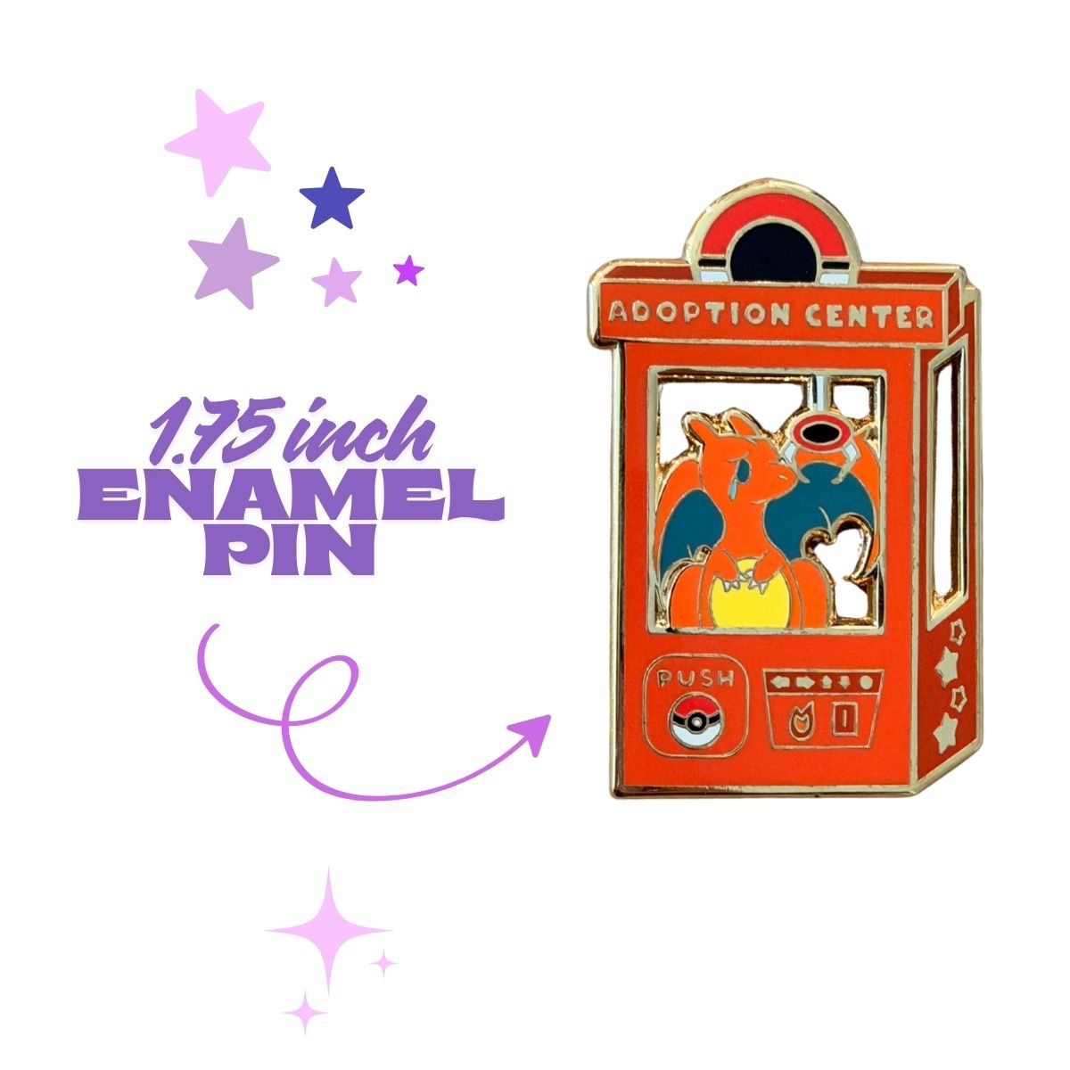 Adopt Charizard Enamel Pin