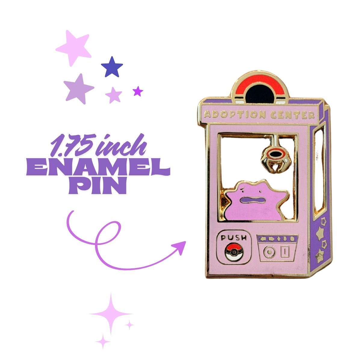 Adopt Ditto Enamel Pin
