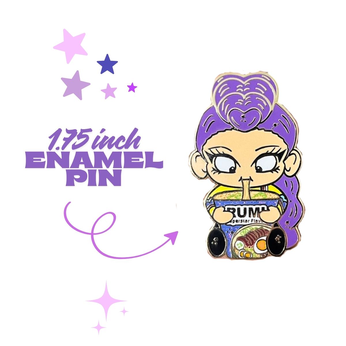 Rumi Enamel Pin
