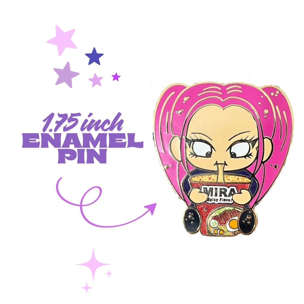 Mira Enamel Pin