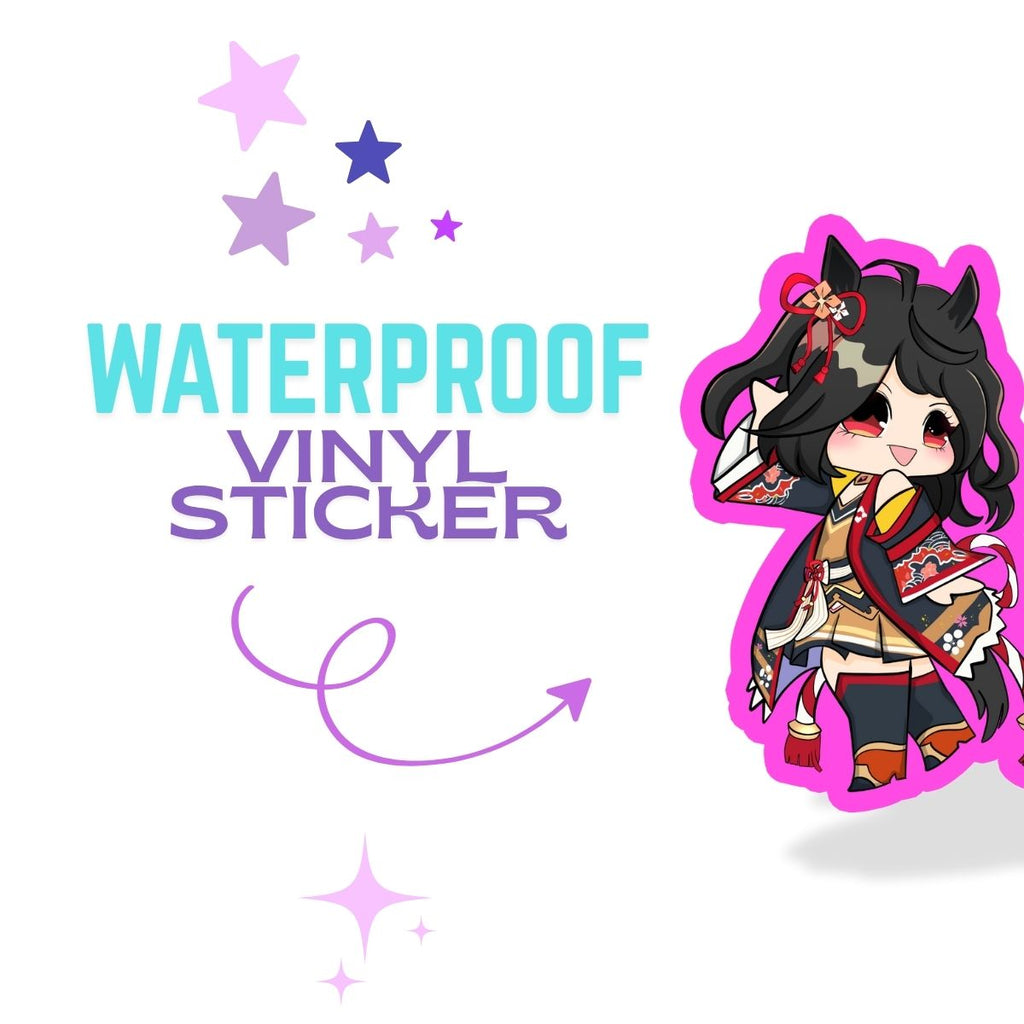 Kitasan Black Vinyl Sticker