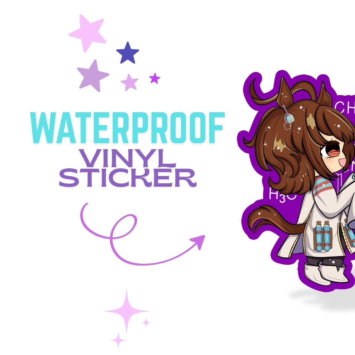 Agnes Tachyon Vinyl Sticker